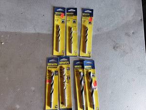 lot 235 image: Lot of 6 Speedbor Irwin Drill Bits