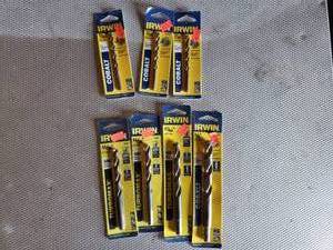 lot 236 image: Lot of 7 Irwin Cobalt Drill Bits
