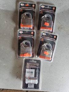 lot 249 image: Lot of 5 Padlocks