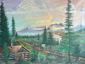 lot 25 image: Framed Oil on Canvas by D. Radzak