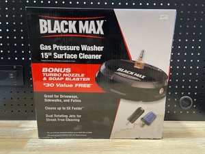 lot 35 image: Black Max Gas Pressure Washer Surface Cleaner