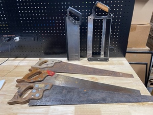 lot 67 image: Hand Saws and Miter Saws
