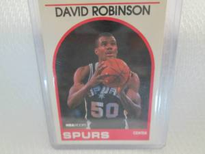 lot 14 image: 1989-90 NBA Hoops David Robinson Ro...