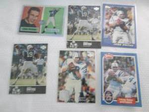 lot 26 image: John Unitas Upper Deck & Tops Cards...