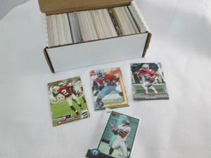 lot 27 image: Box Of Assorted Football Rookie Car...