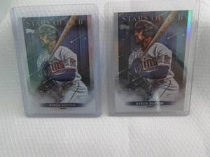 lot 36 image: 2 2022 Topps Byron Buxton Stars Of ...