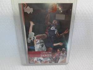 lot 46 image: 2007-08 Upper Deck Lebron James Car...