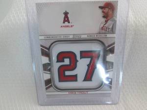 lot 50 image: 2022 Topps Mike Trout Commemrative ...
