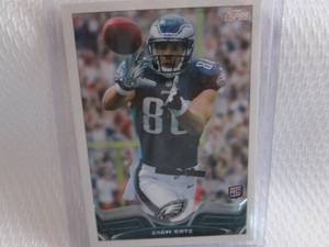 lot 93 image: 2013 Topps Zach Ertz Rookie Card...