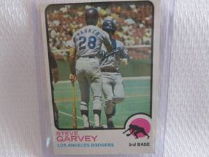 lot 108 image: 1973 Topps Steve Garvey Card...