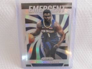 lot 114 image: 2019-20 Prizm Zion Williamson Emerg...