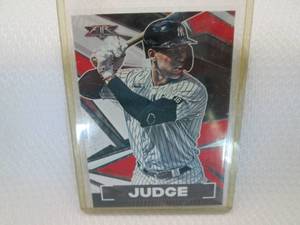 lot 128 image: 2021 Topps Fire Aaron Judge Card...