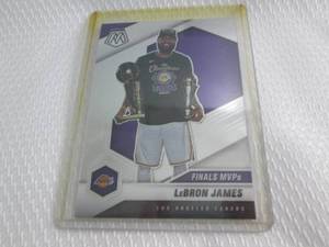 lot 144 image: 2020-21 Mosaic LeBron James Card...
