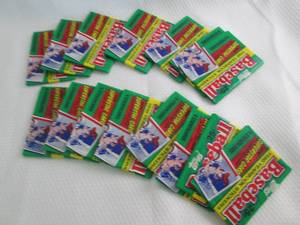 lot 148 image: 15 1990 Topps Yearbook Stickers Pac...