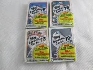 lot 157 image: 4 1989 Topps Baseball Cello Packs...