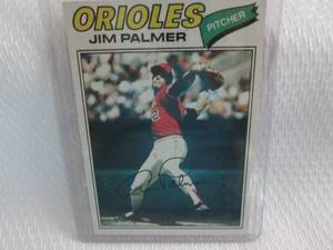 lot 163 image: 1976 Topps Jim Palmer Card...