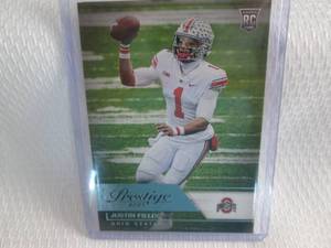 lot 176 image: 2021 Prestige Justin Fields Rookie ...