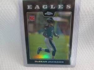 lot 186 image: 2008 Topps Chrome DeSean Jackson Re...