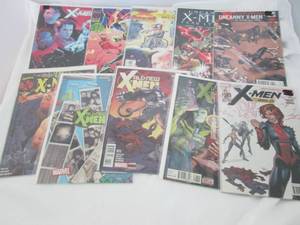 lot 194 image: 10 X Men Comic Books...