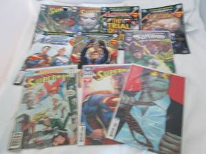 lot 198 image: 10 SuperMan Comics...