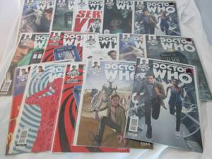 lot 200 image: 15 Dr. Who Comic Books