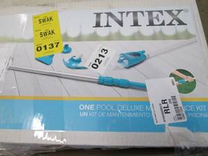 lot 206 image: Intex Pool Maintenance Kit open box...