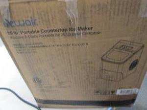 lot 232 image: NewAir Countertop Ice Maker - Black...