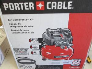 lot 266 image: Porter-Cable 6-Gallon Pancake Air C...