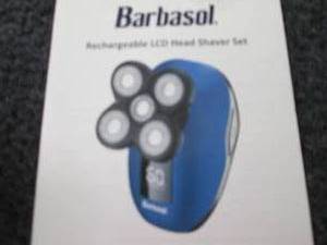 lot 269 image: Barbasol Rechargeable LCD Head Shav...