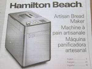 lot 272 image: Hamilton Beach Premium Programmable...