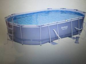lot 344 image: Bestway Power Steel 16 x 10 x 42...