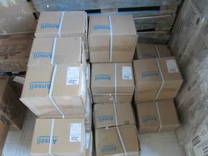 lot 373 image: Pallet of Cases of 24 Large Ansell ...