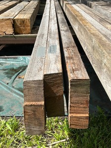 lot 5 image: Lot Of (3) Reclaimed Douglas Fir Timbers