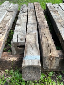 lot 26 image: Lot Of (3) Reclaimed Barn Timbers