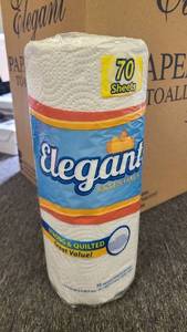 lot 27 image: Box of Elegant Essential Paper Towels 30 Count