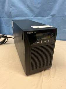 lot 46 image: MSRP $3000&nbspEaton 9130 UPS Uninterruptible Power Supply&nbspCritical Power Backup For Servers Data Networks ETC Eaton PW9130L1500T-XL 9130 tower UPS 1500 VA  1350W, 120V, 5-15P input, (6) 5-15R output - Works Great