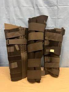 lot 6 image: Lot Of 3 Used Leg Braces