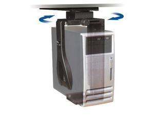 lot 11 image: MSRP $150 New In Open Box 3M Adjustable Under-Desk CPU Holder CS200MB