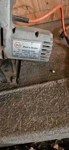 lot 84 image: Black and Decker 7-14 in. skill saw
