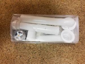 lot 103 image: New Everbuilt tub drain kit, tun faucet with shower hook up, and new drain plug
