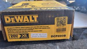 lot 14 image: DeWalt 38 Compact Impact Wrench (New In Box) NOT Refurbished