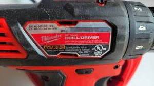 lot 44 image: Milwaukee 38 DrillDriver & M12 Battery Charger (Brand New)