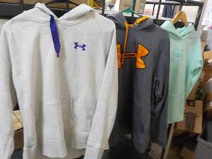 3 Under Armor Hooded Sweatshirts l...
