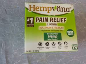 4 oz Hempvana Pain Relief Cream...