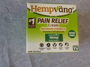 4 oz Hempvana Pain Relief Cream...
