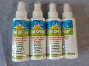 4 -4 oz Pain Spray...