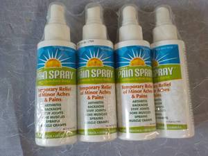 4 -4 oz Pain Spray...
