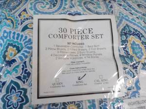 King Size 30 piece Comforter Set...