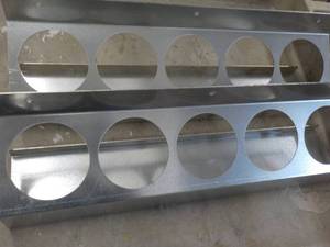 2 - 5 can Metal Display Wall Racks...