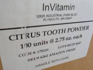 Box of 100 - 2.75 oz InVitamin Char...